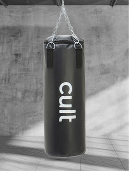 CULT - Punching Bag Black 4ft with Hand wrap