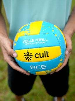 CULT - Volleyball Machine stitched ACE Blue yellow