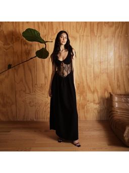 PARTIQ - Solid Sleeveless Maxi Dress