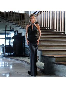 PARTIQ - Solid Sleeveless Maxi Dress