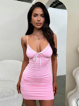 PARTIQ - Solid Sleeveless Mini Dress