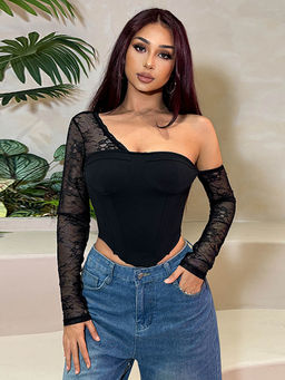 PARTIQ - Self Design Full Sleeves Top