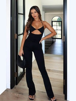 PARTIQ - Solid Sleeveless Jumpsuit