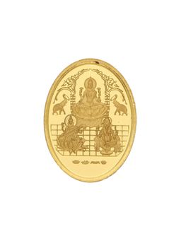 Sri Jagdamba Pearls - 24KT 999 5 gm Gsl Gold Coin