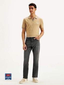 Levi's - Men's 513 Straight Fit Grey Jeans