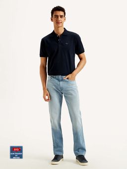 Levi's - Men's 513 Straight Fit Light Blue Jeans