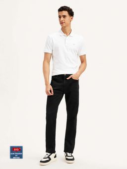 Levi's - Men 513 Slim Straight Fit Black Jeans