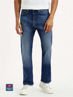 Levi's - Mens 505 Regular Fit Blue Jeans