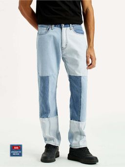 Levi's - Mens 505 Regular Fit Light-Blue Jeans