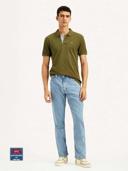 Levi's - Men'S 513 Slim Straight Fit Light-Blue Jeans