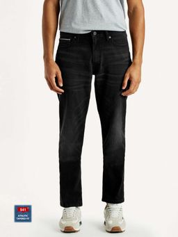 Levi's - Men'S 541 Black Athletic Tapered Fit Mid Rise Jeans