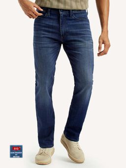 Levi's - Men'S 513 Light Indigo Slim Straight Fit Mid Rise Jeans