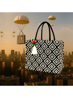 Earth Bags - Timeless Diamond Classic Pattern Contemporary Tote Bag