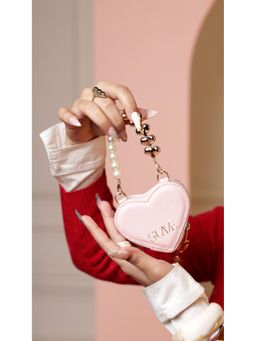Suave Bags - Blush Pink Love Lock Mini Heart Bag