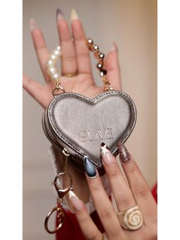 Suave Bags - Bronze Love Lock Mini Heart Bag