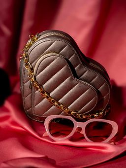 Suave Bags - Bronze Sweetheart Duo Sling Bag