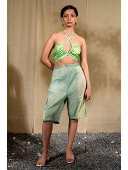 Banana Labs - Marina Wave Crinkled Capri Pant