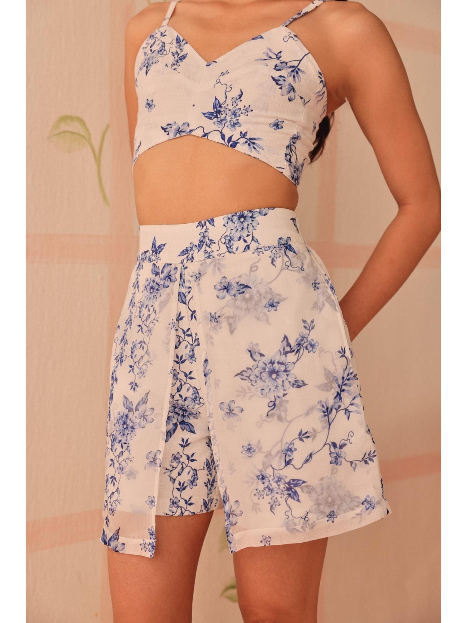 Nuvola White Crop Top