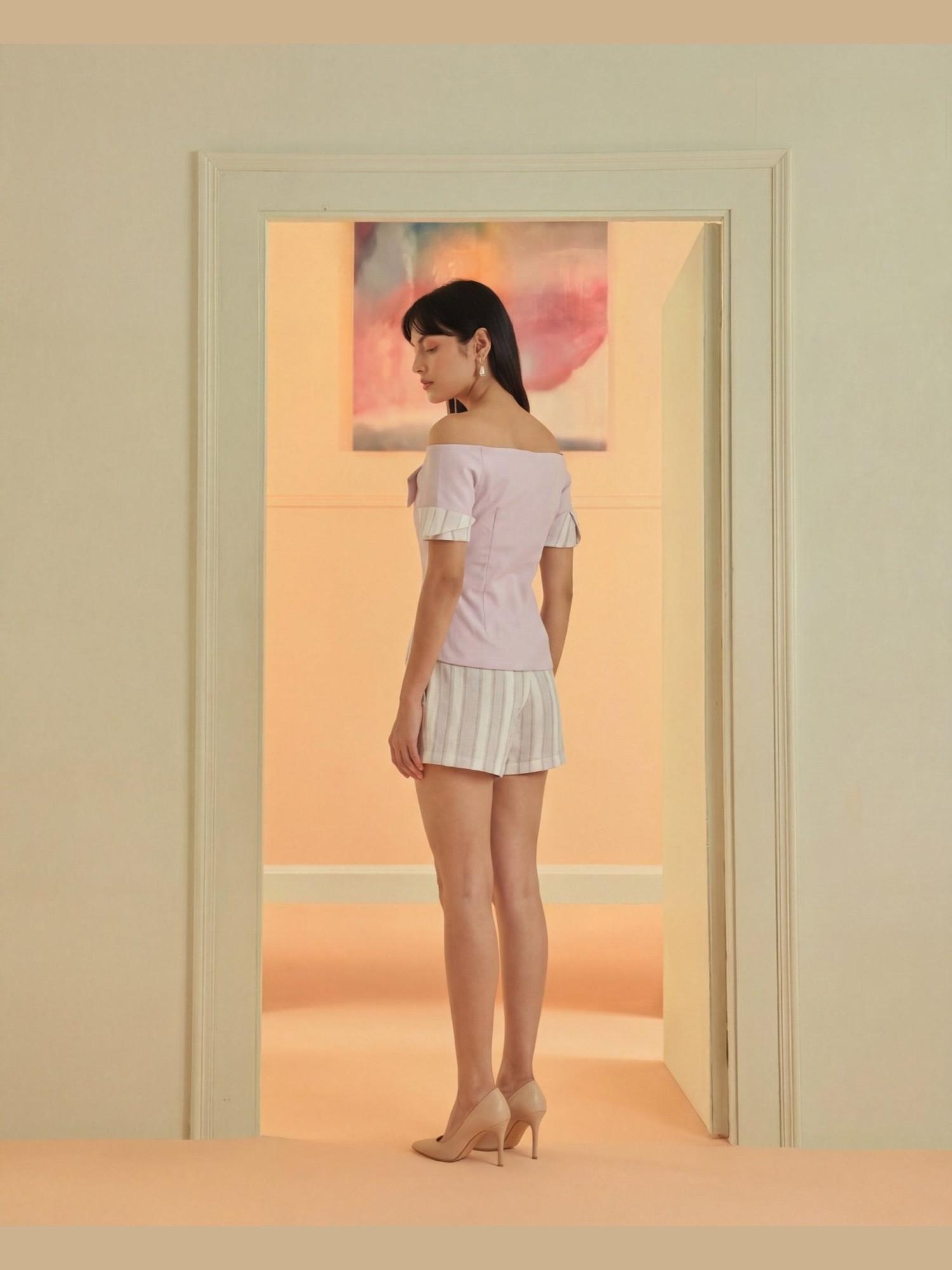 Violetta Lavender Top