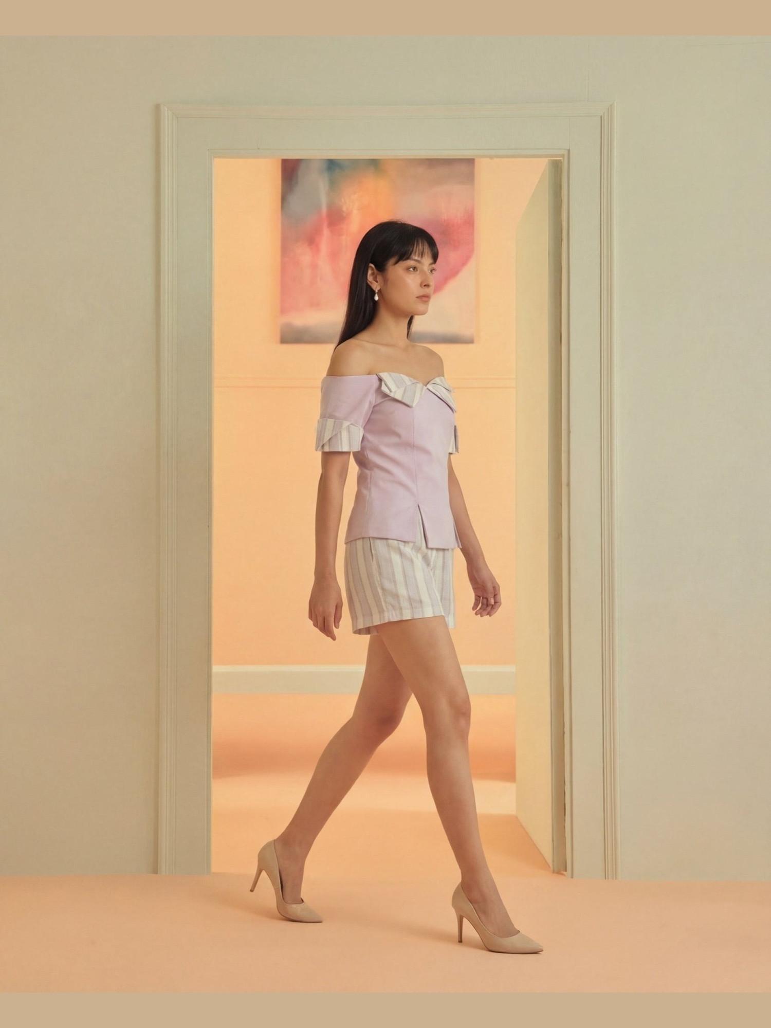 Violetta Lavender Top