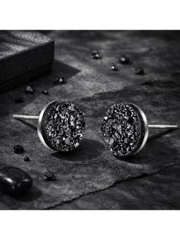 SKO - Miora Black Crystal Stud Earrings