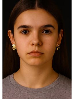 SKO - Miora Gold Chef and Cutlery Mismatched Stud Earrings