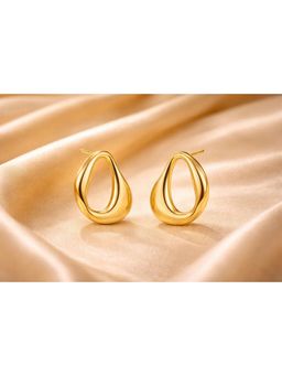 SKO - Miora Gold Abstract Hoop Earrings