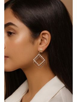 SKO - Miora Rose Gold Square Hoop Earrings