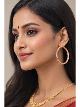 SKO - Miora Gold Diamond Cut Hoop Earrings