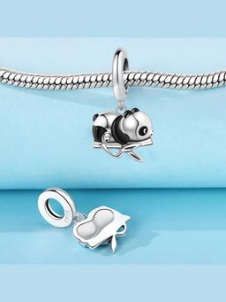 Miora - Silver Lying Panda Pendants
