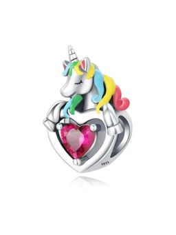 Miora - Silver Unicorn Heart Charms