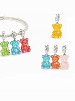 Miora - Multi-Color Iridescent Bear Charm