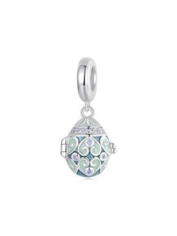 SKO - Miora Silver Enamel Egg Charm