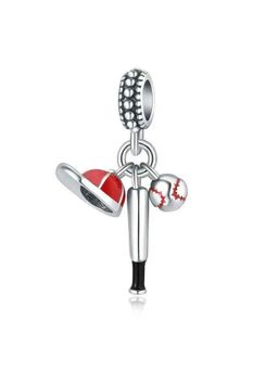 SKO - Miora Silver Baseball Kit Charm