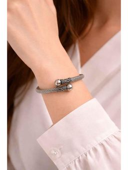 Miora - Silver Tribal Serpent Bracelet
