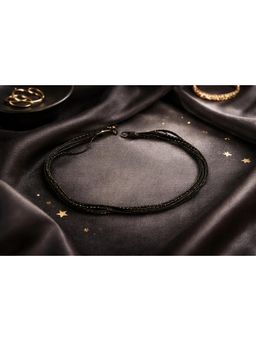 SKO - Miora Black Elegant Multi-Strand Crystal Beaded Bracelet