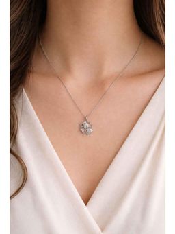 SKO - Miora Silver Zircon Heart Necklace