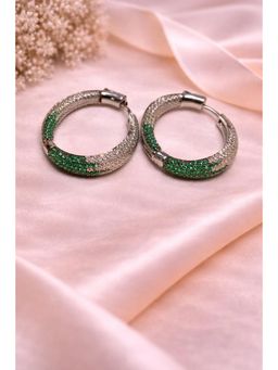 SKO - Miora Black Circle Hoops Earrings