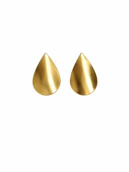 SKO - Miora Gold Tear Drop Shiny Earrings