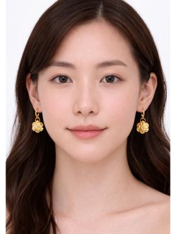 SKO - Miora Gold Hanging Flower Earrings