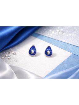 SKO - Miora Blue Avocado Earrings