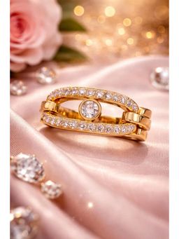 SKO - Miora Silver Moving Zircon Band