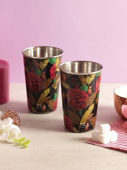 India Circus by Krsnaa Mehta - Bayrose Romance Steel Tumbler (Set of 2)