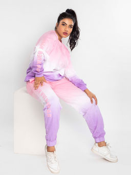 How When Wear - Lavender Tie Dye Sweatshirt