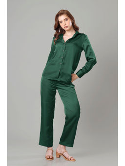 NEOFAA - Luxurious Green Co-Ord Set For Women (Set of 2)