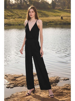 NEOFAA - Black Strappy Jumpsuit