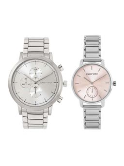 Joker and Witch - Joker & Witch Pink David & Patrick Couple Watches - JWJCW396 (M)