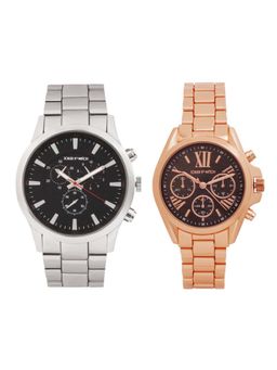 Joker and Witch - Joker & Witch Black Aimee & Steve Couple Watches - JWJCW401 (M)