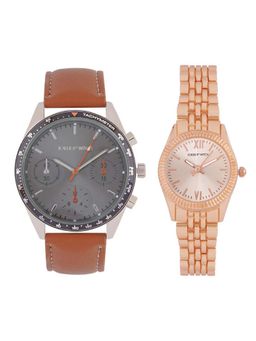 Joker and Witch - Joker & Witch Rose Gold Quincy & Monica Couple Watches - JWJCW411 (M)