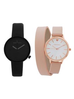 Joker and Witch - Joker & Witch White Bonnie & Enzo Couple Watches - JWJCW418 (M)